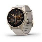 Garmin Fenix 8 43mm AMOLED Sapphire Smartwatch - Soft Gold