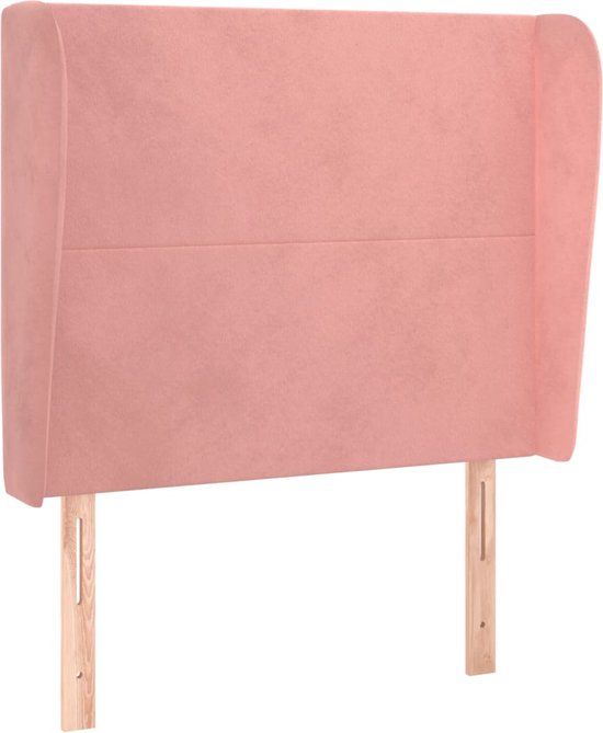 VidaXL Hoofdeind & Voeteind Roze