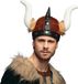Boland - Hoed Viking Barbarian - 59 cm - Volwassenen - Unisex