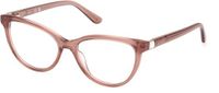Guess Brillen met correctie GU50195 059 Cat Eye Volledig omrand Transparant Acetaat