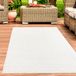Tapis intérieur et extérieur | Design moderne | Lavable | Couleur : crème | Dimensions : 160 x 220 cm