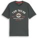 Tom Tailor T-shirt met logoprint Darkest Olive Maat S