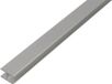 Alberts 030548 H-profiel | zelfklemmend | aluminium, zilverkleurig geanodiseerd | 1000 x 12,9 x 22 mm