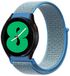 By Qubix - Sport Loop nylon bandje - Blauw - geschikt voor Huawei Watch 5 - 46mm
