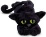 Manhattan Toy Lanky Cats Ziggie - Zwarte pluche knuffel - 35,5 cm