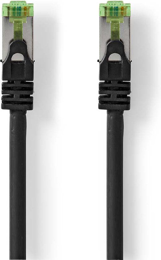 Nedis CAT7 Netwerkkabel - S/FTP - RJ45 Male - RJ45 Male - 1.00 m - Zwart