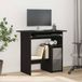Maison Exclusive - Bureau aspect chêne noir 80x45x74 cm