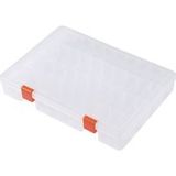 TRU COMPONENTS Boîte de rangement – 250 x 190 x 40 mm – 36 compartiments – Division variable – Poignée incluse