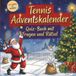 Schlauvento Interactive Tennis-Adventskalender: Quiz-Buch mit Fragen und Rätsel