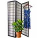 Relaxdays Kamerscherm 3 panelen - 170 x 120 cm - opvouwbaar - zwart-wit