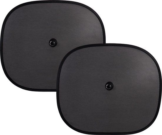 Ding Universeel Zonnescherm - 2 Stuks - Zwart - Achterportieren