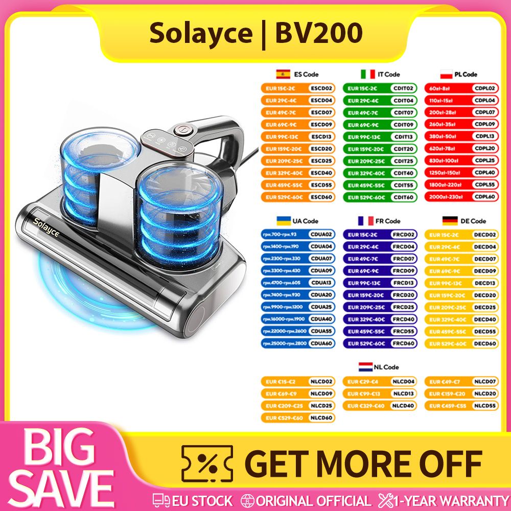 NONE Solayce BV200 Smart Mijtenreiniger