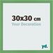 yd. Cadre photo 30x30 cm Vert MDF Bologna