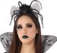 Atosa Halloween/horror verkleed diadeem/hoedje - heks/dark lady - kunststof - dames/meisjes
