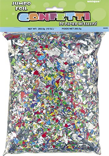 Unique Party Supplies 9069 Folie-confetti, meerkleurig, 283,5 g