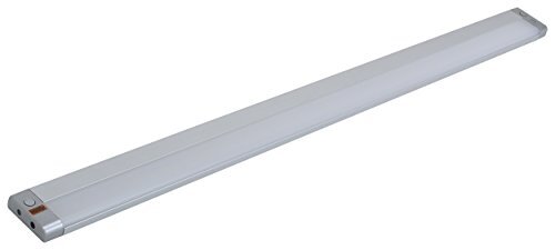 Müller-Licht LED verzonken lamp Olus sensor voor maximaal lichtcomfort in de keuken - wisselen tussen indirect (3000 K) of direct licht (4000 K) - dimbaar - 80 cm - zilver