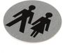 Oxloc Pictogram rvs zelfkl. Dames/Heren