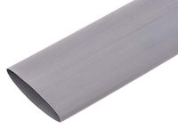 RS PRO Warmtekrimpkous, polyolefine, grijs, Ø 25,4 mm, krimpverhouding 2:1, lengte 1,2 m, verpakking van 5 stuks