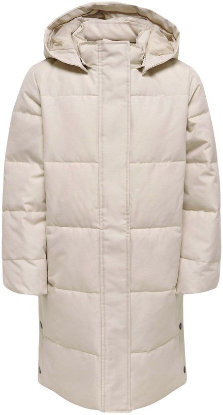 ONLY KOGIRENE LIFE PUFFER COAT OTW NOOS Meisjes Jas - Pumice Stone - Size 134