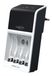 Ansmann Comfort Plus Chargeur de batterie universel - 9V, AA, AAA - NiMH - AC - Noir/Blanc