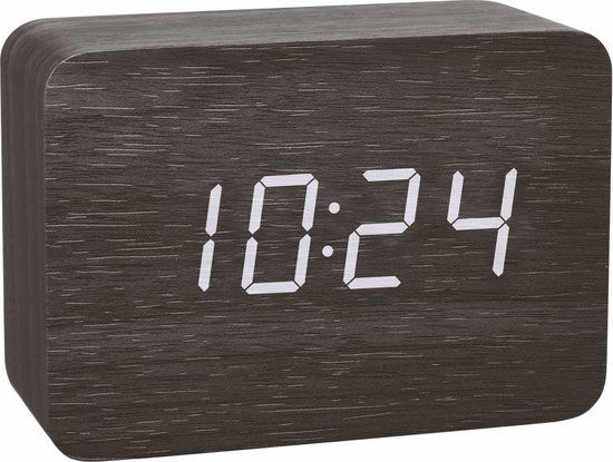 TFA 60.2549.01 Radio Controlled Alarm Clock - Black