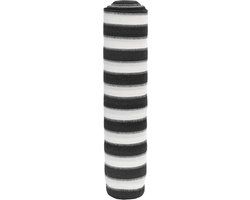 vidaXL Privacynet - 75 g/m² - 2x25 m - HDPE - antracietkleurig en wit - groen