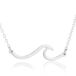 Ketting Wave / Golf | A | RVS | Zilverkleurig | Reis-sieraad | Wanderlust | Traveling | Cadeau | Reizen | traveldutchie