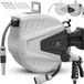 Kesser® Boucleur automatique avec 30 mètres de tuyau et fixation murale - Gris