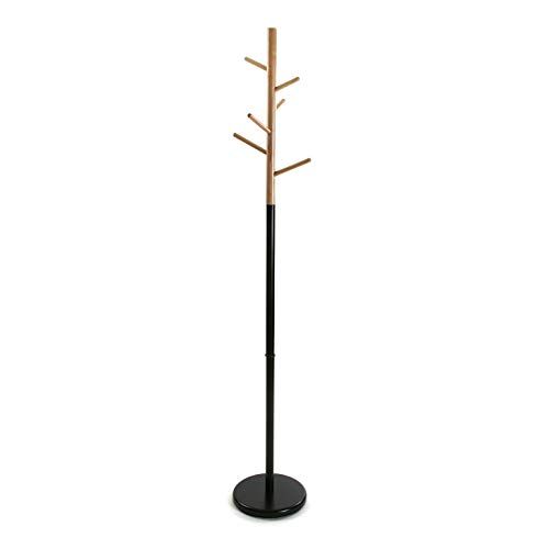 Versa - Minimalistische Staande Kapstok - 6 Haken - Hout & Metaal - 171 cm