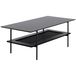 Selsey Mogest - Table Basse - 110x55 Cm - Chêne Noir
