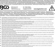 BGS Vezelslijpschijvenset korrel 100 aluminiumoxide 10-delig - 42028