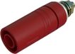 SKS Hirschmann Test & Measurement Hirschmann Test & Measurement SAB 2600 G M4 Au Veiligheids-labconnector, female Bus, inbouw verticaal Stift-Ø: 4 mm Rood