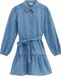 WE Fashion Meisjes denim jurk met strikceintuur