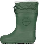 Druppies Winterlaarzen Dames - Gevoerde Regenlaarzen - Snowboots - Olijfgroen - Maat 41