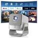 Projecteur 1080p Full HD 4K Android 14 mise au point automatique 26 000 lumens