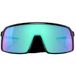 Oakley Oo9406 Sutro Zonnebril voor heren, Zwart gepolijst, Prizm Sapphire, 37