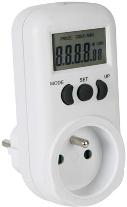 Perel energiemeter 230V-16A penaarde : voor NL en BE