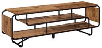 vidaXL TV-standaard 140 x 36 x 45 cm Oud hout Bewerkt hout