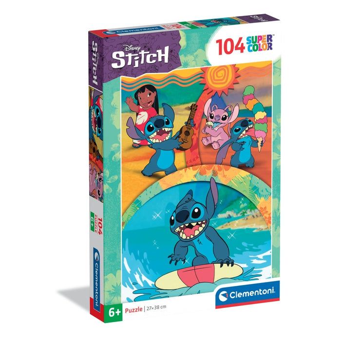 Clementoni Supercolor 25042 Puzzel 104 Stukjes Disney Stitch