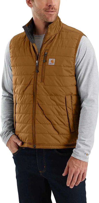 Carhartt Insulated Vest Heren-Bruin-XL