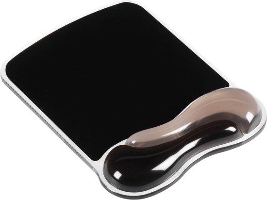 Kensington Duo Gel Ergonomic Mouse Pad with Wrist Rest - Black/Smoke