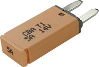 Hansor CBA1-0514 Zekeringautomaat standaard vlakzekering 5 A Bruin 1 stuk(s)