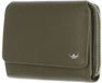 Golden Head Leren portemonnee Madrid RFID Protect RV-Börse 3316 Oliv olijfgroen