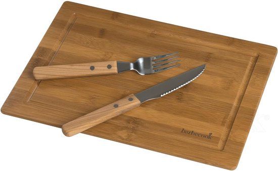 Barbecook Dinnerset - Bamboe - 1 Persoon - Bruin