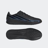 Adidas F50 Hyperfast Club zaalvoetbalschoenen zwart blauw maat 44
