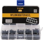 topgear TOPEAR Nylon bouten assortimentsdoos 160-delig