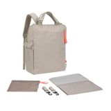 LÄSSIG Green Label Conversion Backpack luiertas rugzak Beige