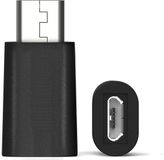 Ewent EW-100517-000-N-P USB 3.1 C naar USB 2.0 Micro Adapter, Zwart, Zilver