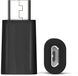 Ewent EW-100517-000-N-P USB 3.1 C naar USB 2.0 Micro Adapter, Zwart, Zilver
