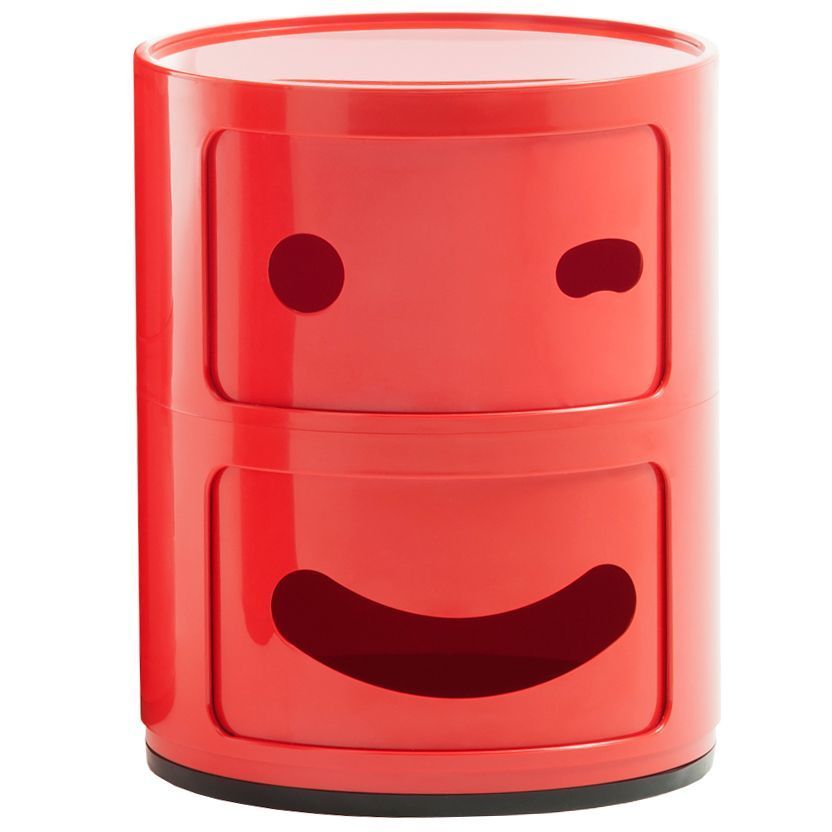 Kartell Componibili Smile Kast C - Rood - 41 cm